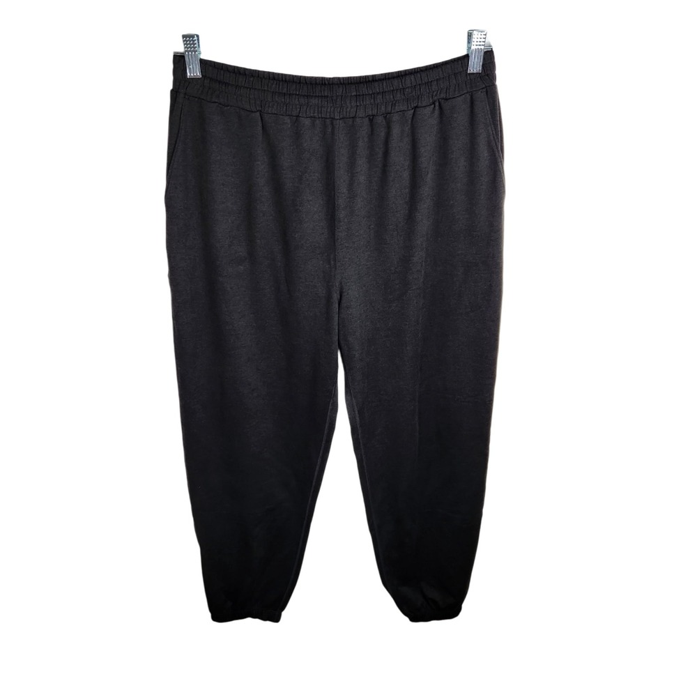 Vuori Boyfriend Jogger Pants Women's Size Large Black Heather Athletic Lounge